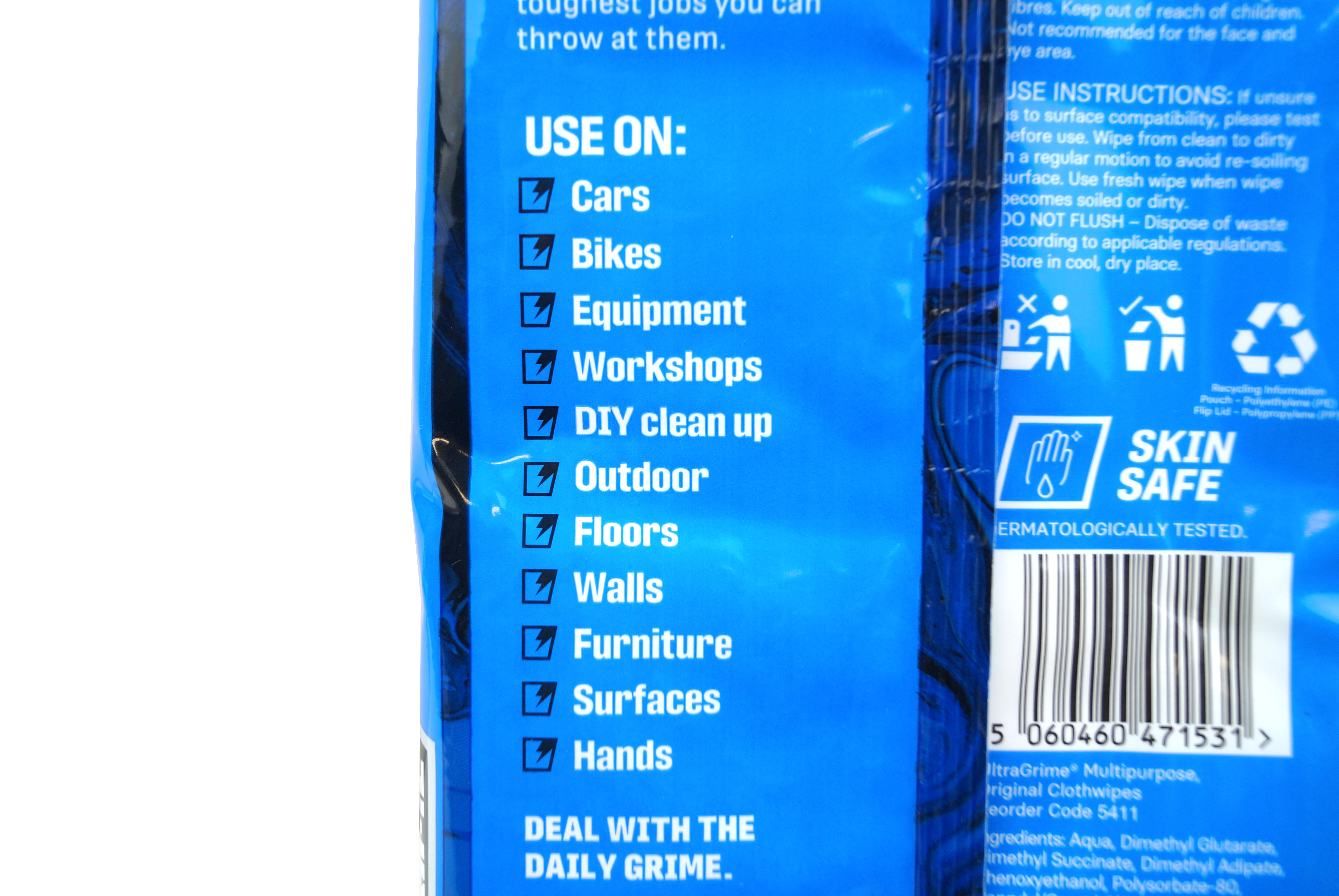 ULTRAGRIME WIPES 40PK XXL, Multi-Purpose Original Clothwipes 40pk, 2931138CM x 25CM HAND WIPES thumbnail 4