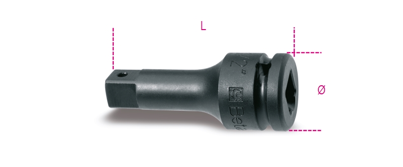 1/2 Drive Impact Extension Bar, 75mm Length - Beta Tools 720/20 image 1