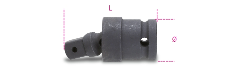 1/2 Drive Impact Universal Joint, 64mm Length - Beta Tools 720/25 image 1