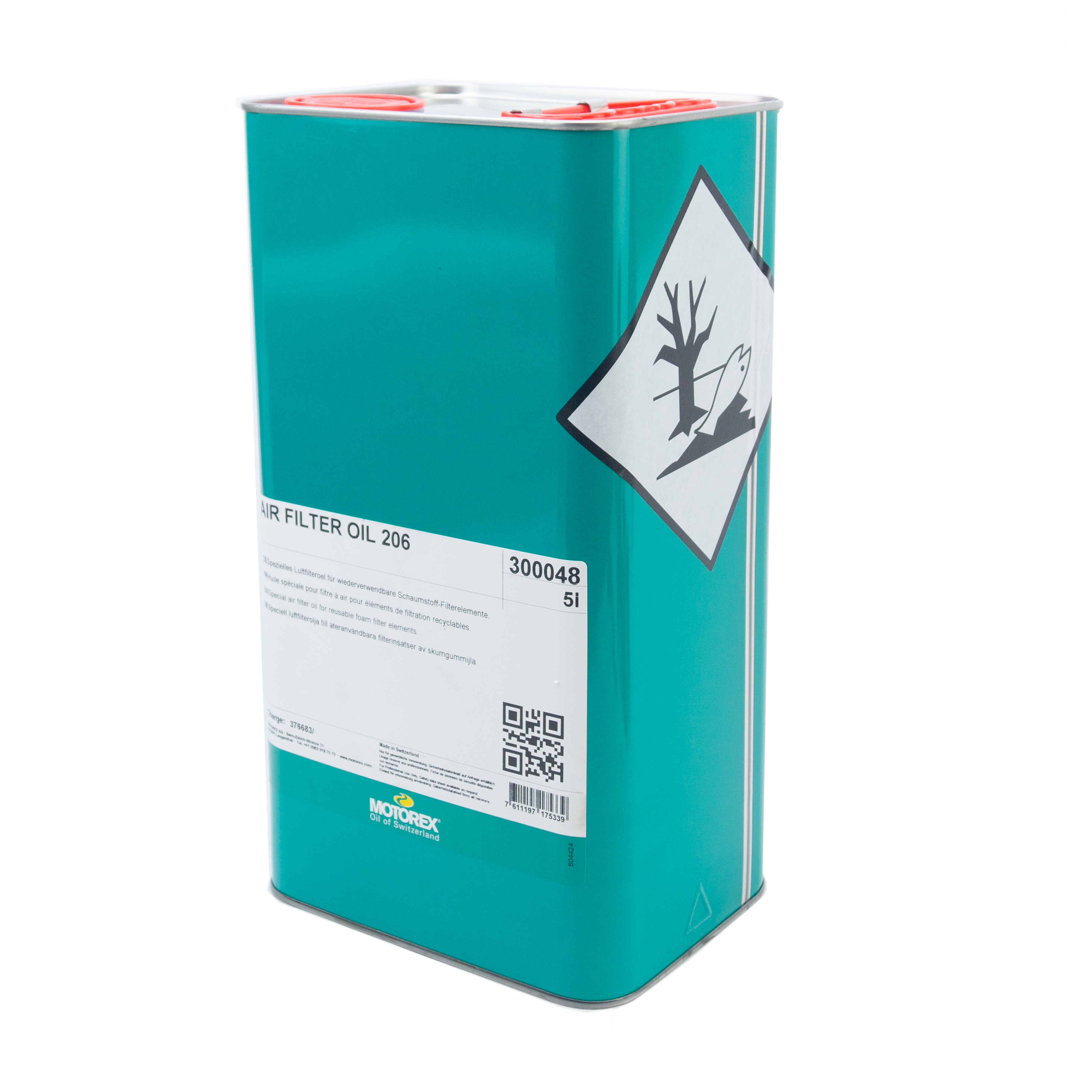 5LT AIR FILTER OIL, MOTOREX 7300463, BOX = 4