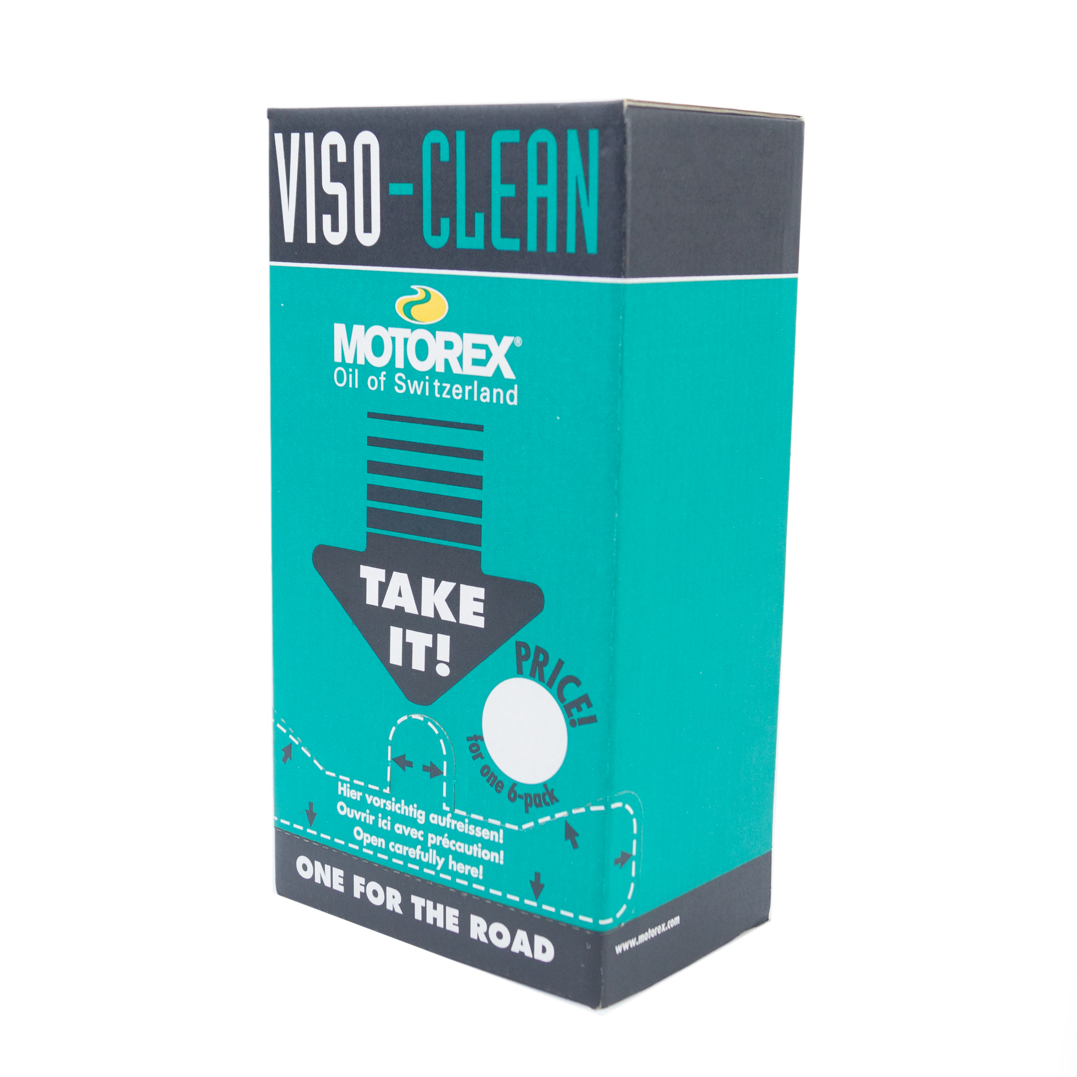 PK/12 VISOR CLEAN 72 WIPES. 12 PACK OF 6 WIPES, MOTOREX 7300640