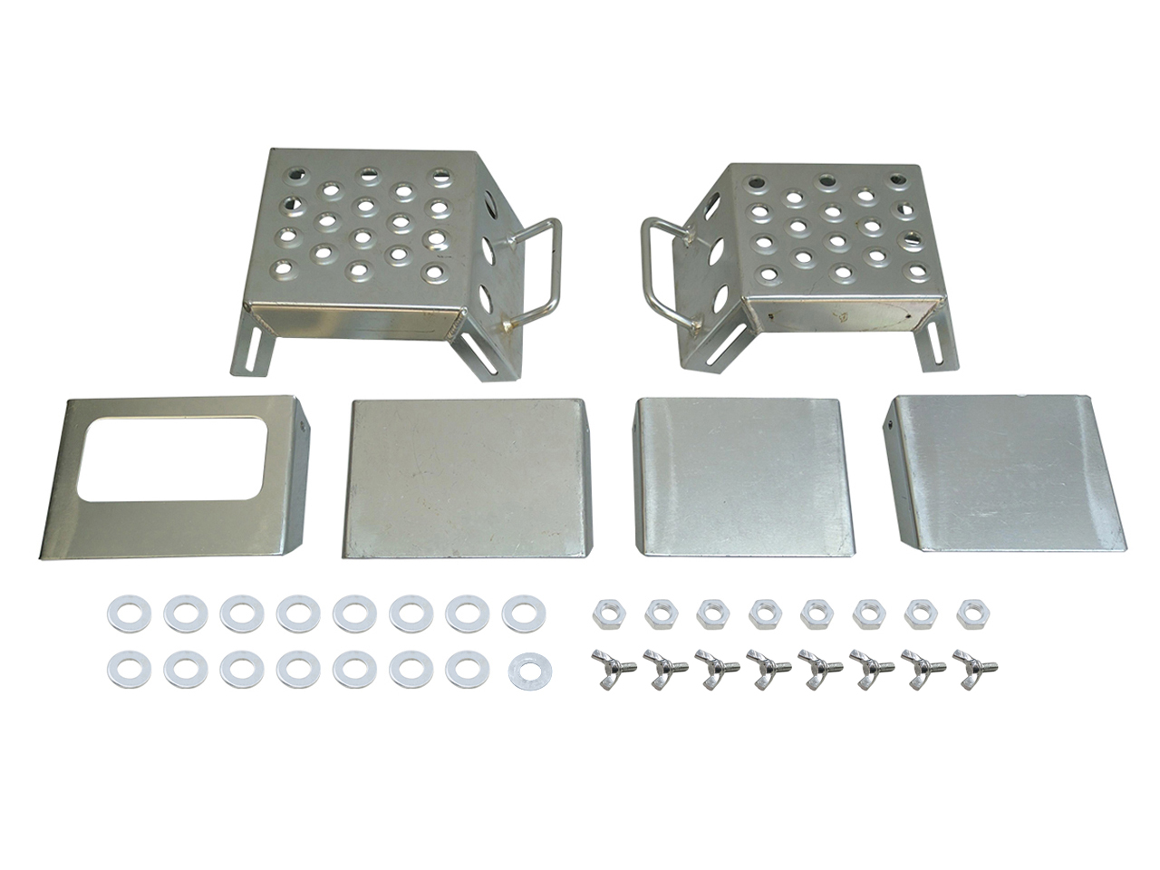 STEEL STARTING BLOCKS ADJUSTABLE 80-160MM FIR image 1