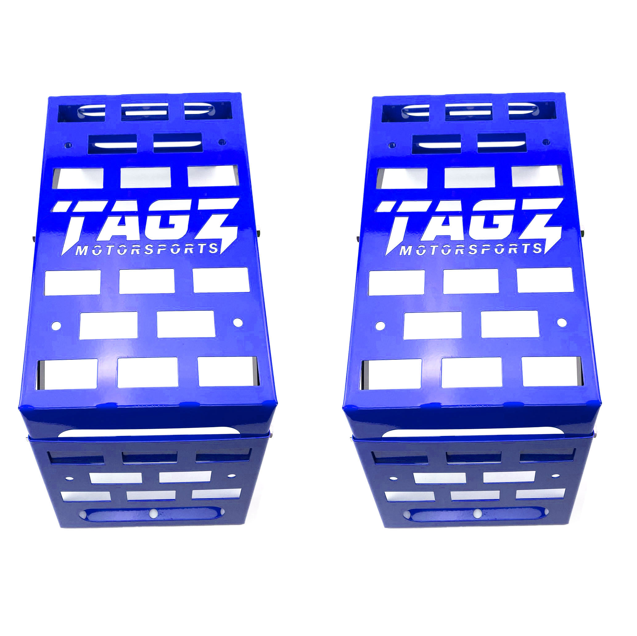 UNIVERSAL STARTING BLOCKS BLUE LIGHTWEIGHT STEEL ADJUSTABLE 80 – 190mm TAG-Z thumbnail 2