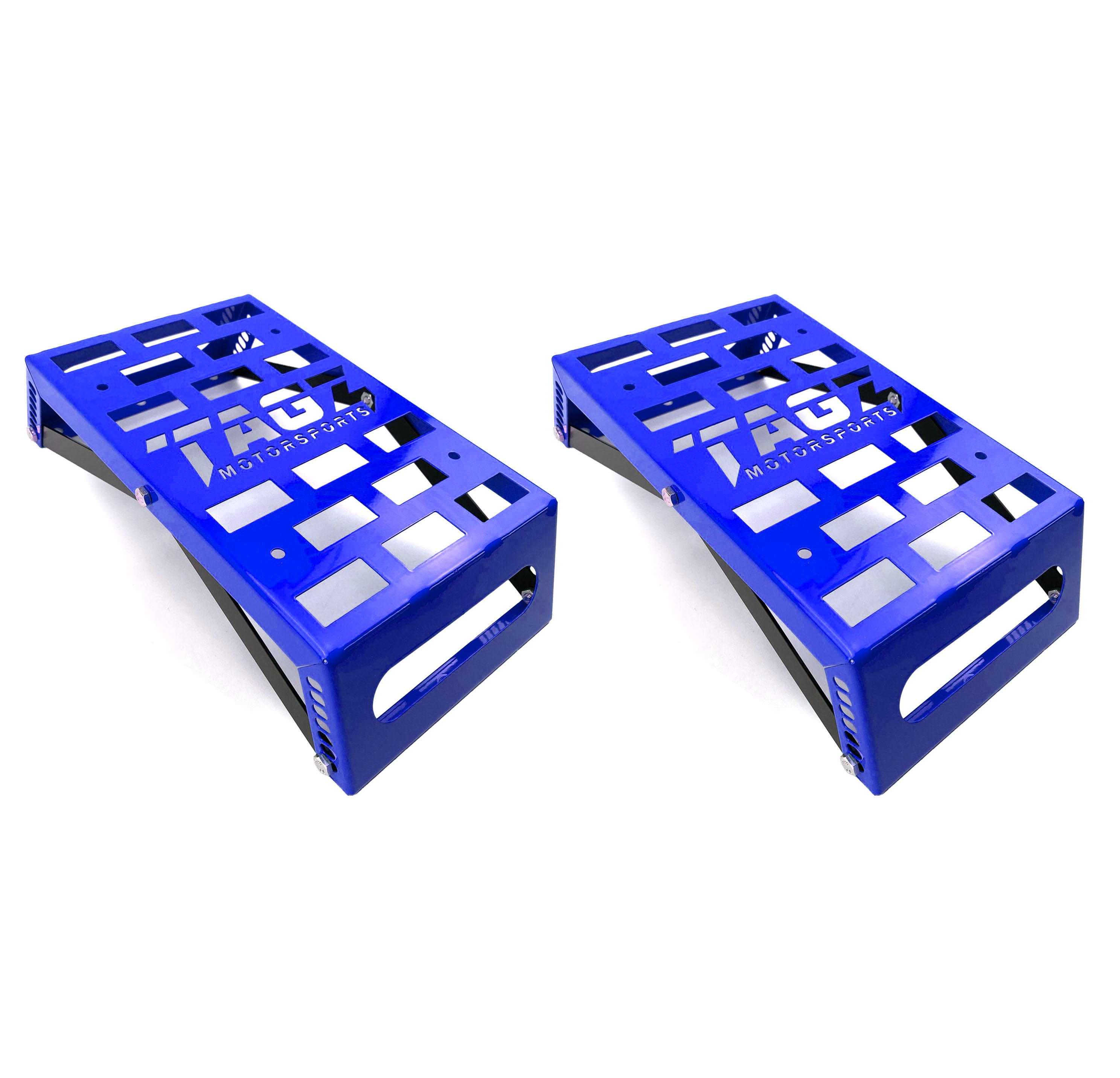 UNIVERSAL STARTING BLOCKS BLUE LIGHTWEIGHT STEEL ADJUSTABLE 80 – 190mm TAG-Z thumbnail 6