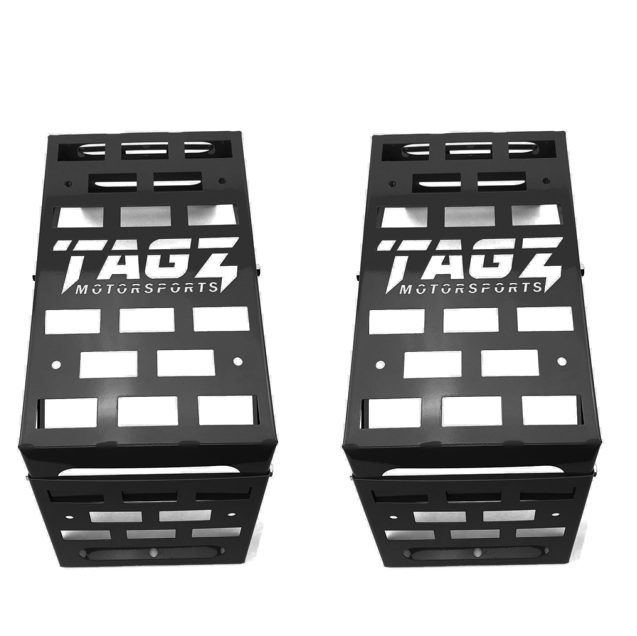 UNIVERSAL STARTING BLOCKS BLACK LIGHTWEIGHT STEEL ADJUSTABLE 80 – 190mm TAG-Z thumbnail 2