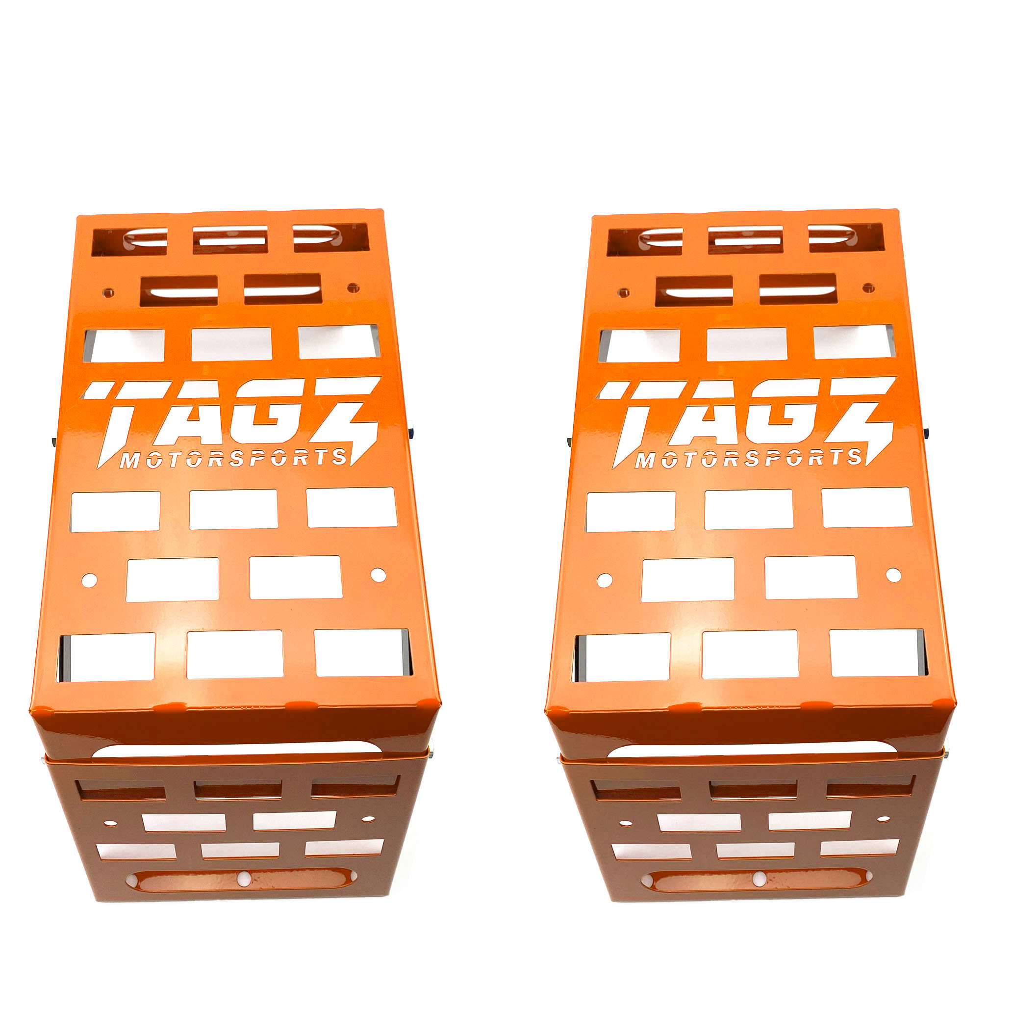 UNIVERSAL STARTING BLOCKS ORANGE LIGHTWEIGHT STEEL ADJUSTABLE 80 – 190mm TAG-Z thumbnail 2