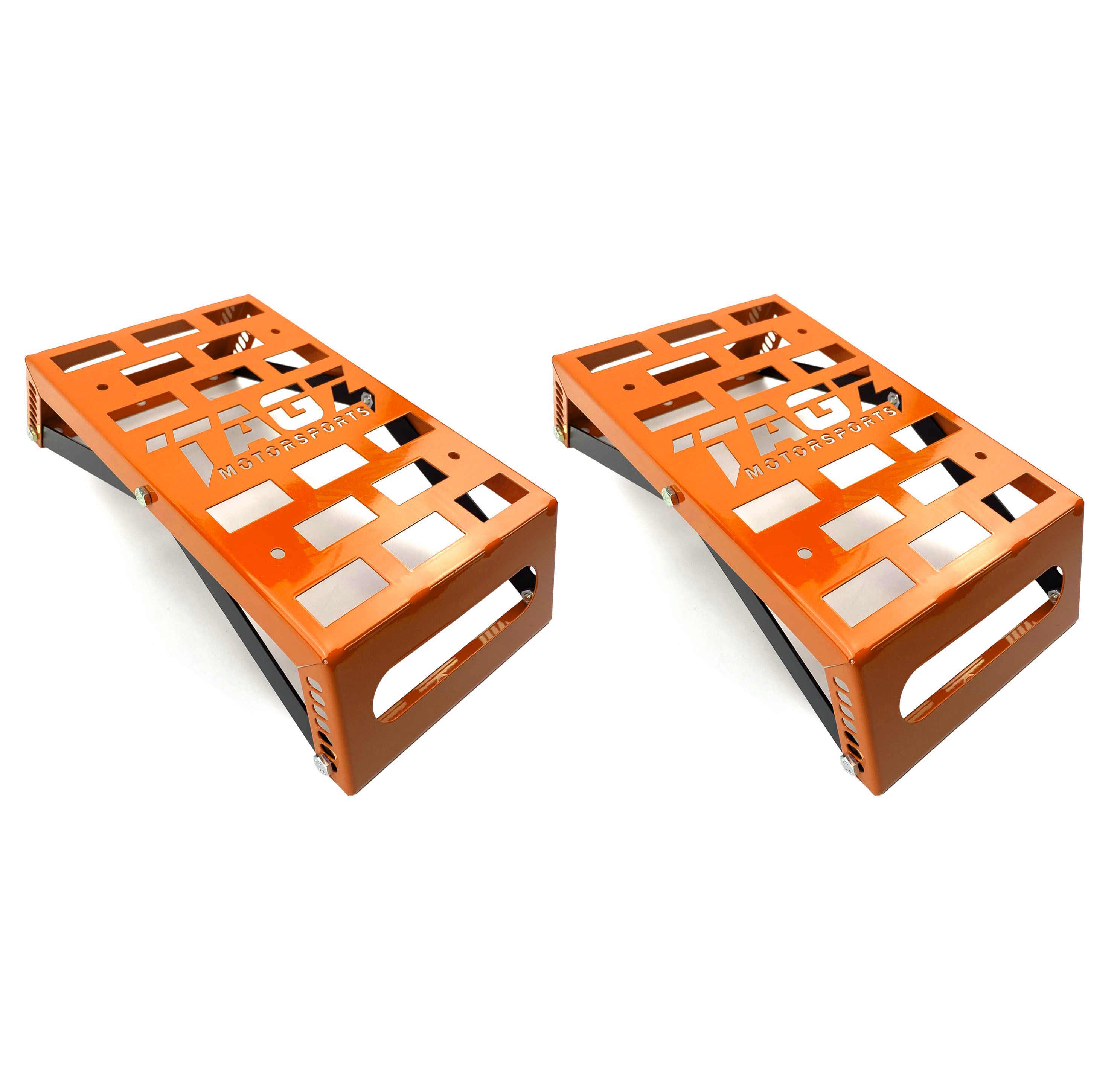 UNIVERSAL STARTING BLOCKS ORANGE LIGHTWEIGHT STEEL ADJUSTABLE 80 – 190mm TAG-Z thumbnail 6