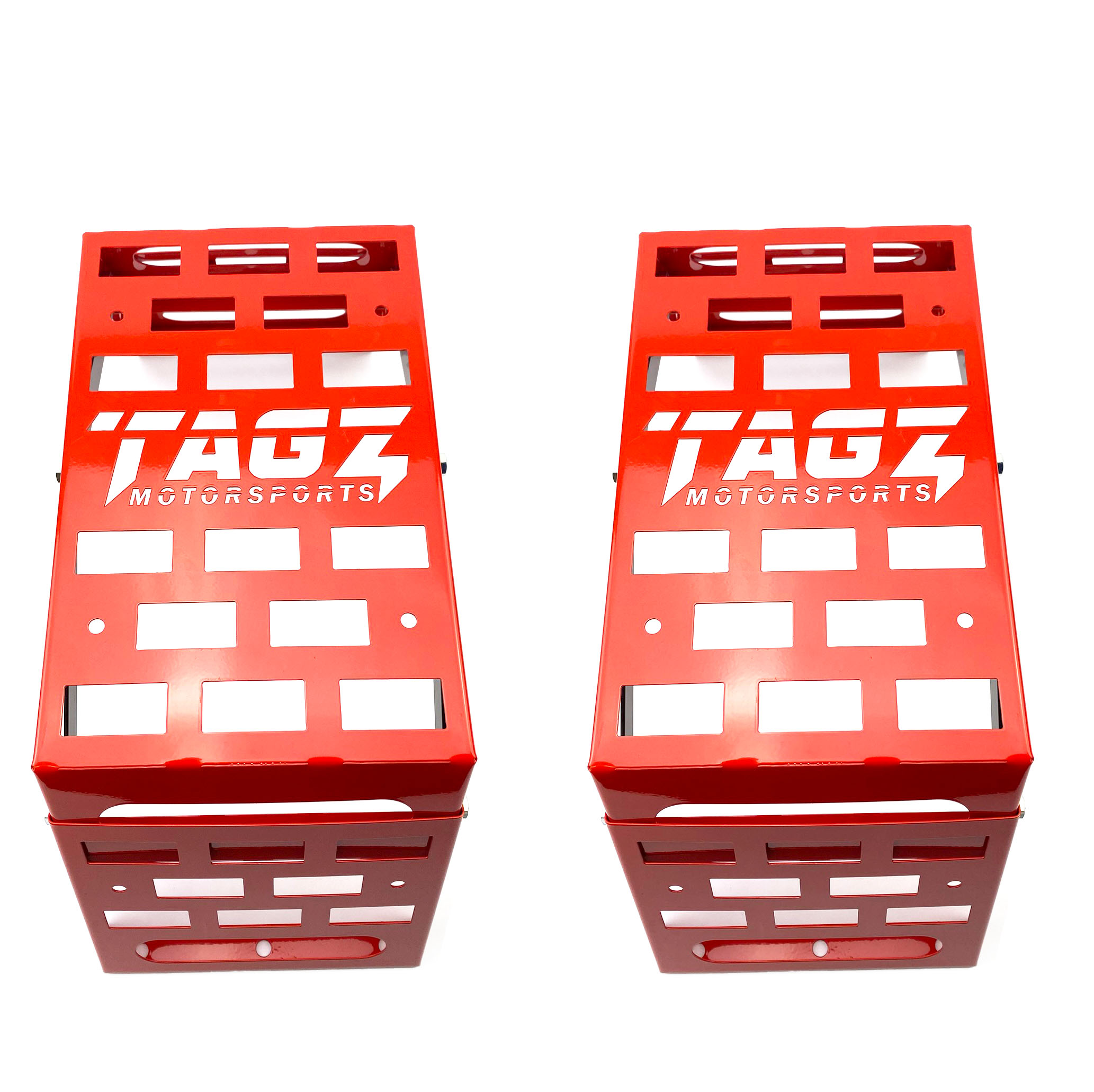 UNIVERSAL STARTING BLOCKS RED LIGHTWEIGHT STEEL ADJUSTABLE 80 – 190mm TAG-Z thumbnail 6