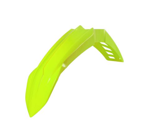 FRONT FENDER 19-23 YZ 250F NEON YELLOW, RTECH R-PAYZFGF9918 YZF450 18-22 image 1