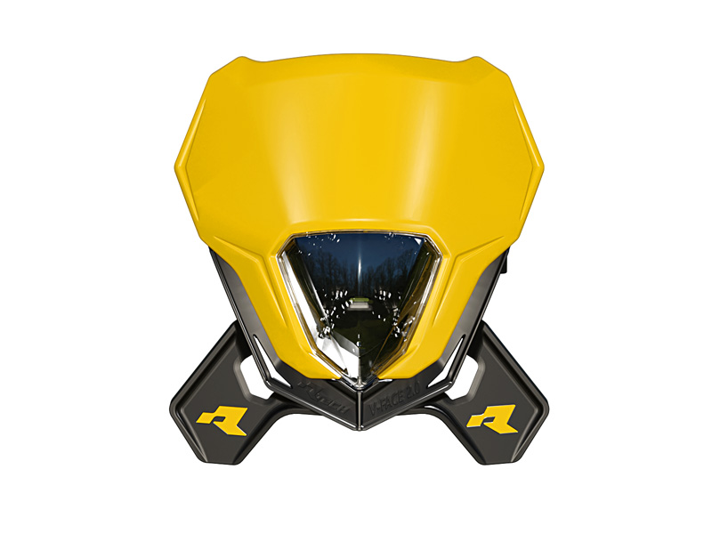 V FACE 2.0 FULL LED HEADLIGHT R-TECH YELLOW R-MASKGINR025 image 1