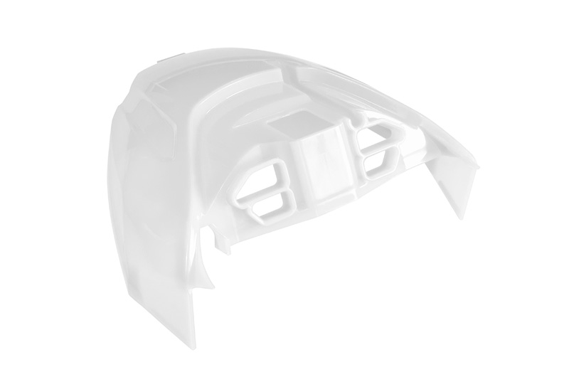 TANK COVER VENTED WHITE YZ250F 2024-26, YZ450F 2023-2026, RTECH R-COVSRYZFBN4 image 1