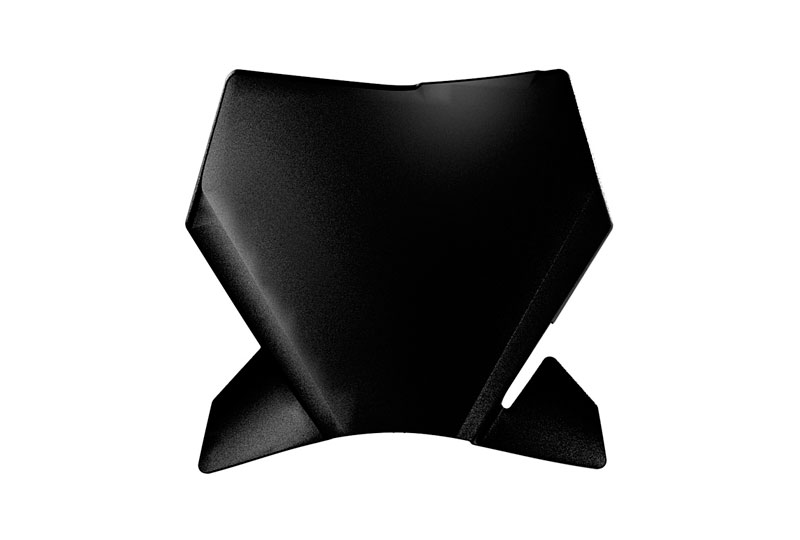FRONT PLATE 2024-2025 KTM SX 65, BLACK RTECH R-TBKTMNR2465 image 1