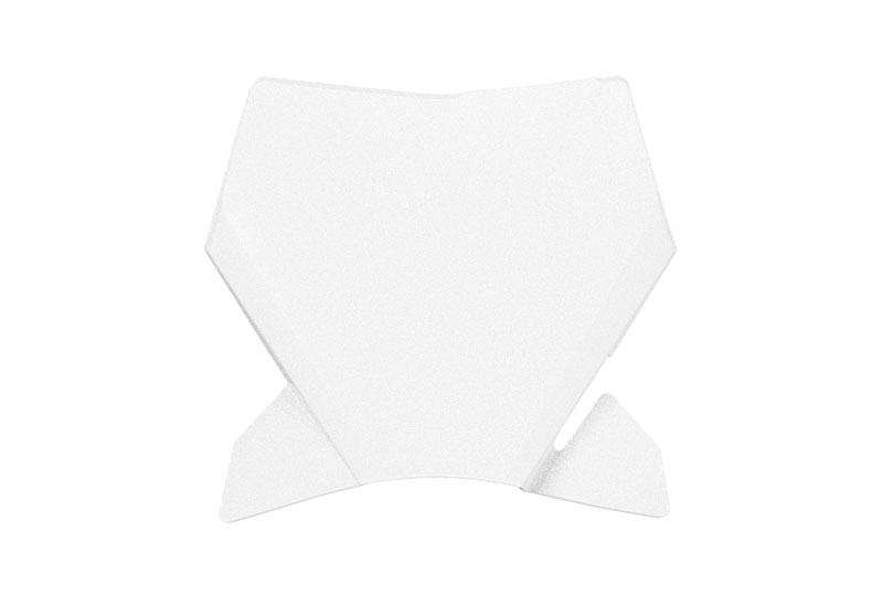 FRONT PLATE 2024-2025 KTM SX 65, WHITE RTECH R-TBKTMBN2465 image 1