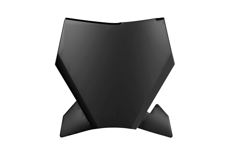 FRONT PLATE 2024-2025 KTM SX 50, BLACK RTECH R-TBKTMNR0150 image 1