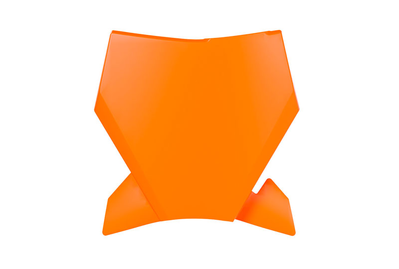 FRONT PLATE 2024-2025 KTM SX 50, ORANGE RTECH R-TBKTMAR0150 image 1