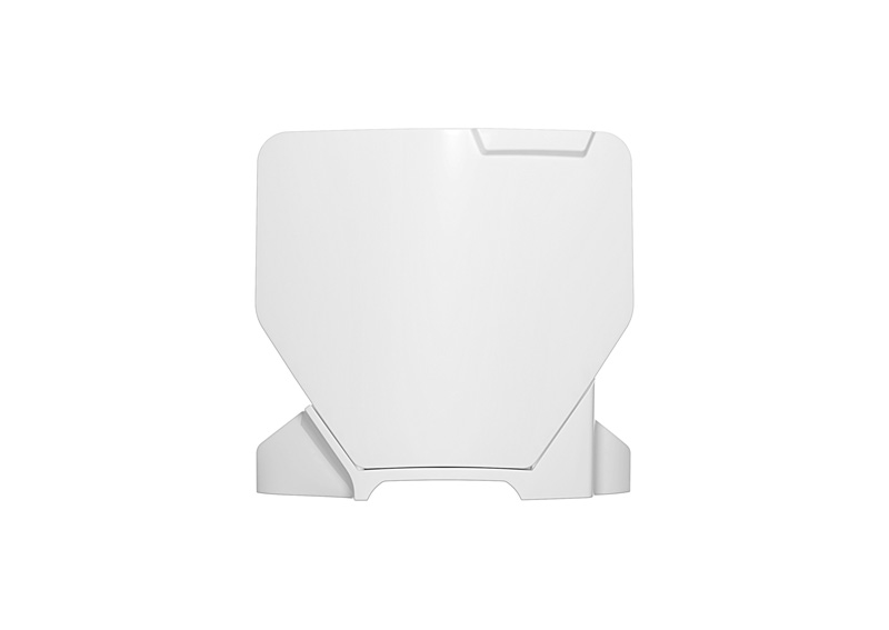 FRONT PLATE 2024 HUSKY TC65, WHITE, RTECH R-TBHSQBN0165 image 1