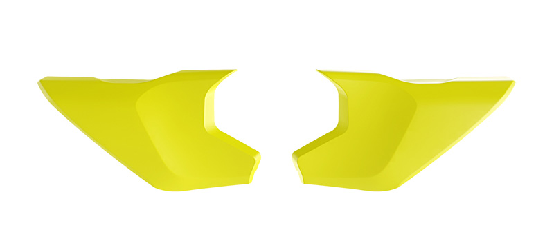 CENTRAL SIDE PANELS 2024-2025 HUSKY TC65, HSQ YELLOW, RTECH R-FIHSQGQ0165 image 1