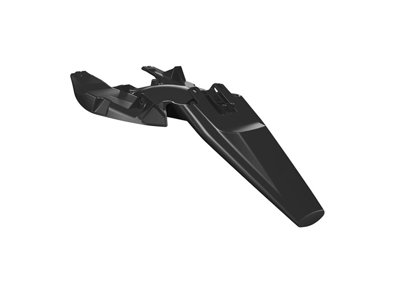 REAR FENDER 2024-2025 HUSKY TC65, BLACK, RTECH R-PPHSQNR0165 image 1