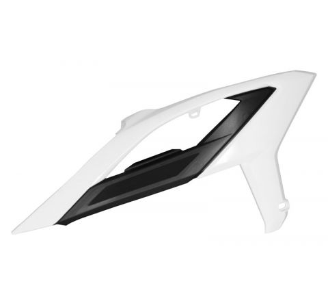 RADIATOR SCOOPS 2023-24 BETA WHITE/BLACK, RTECH R-CVBETBNNR23 image 1