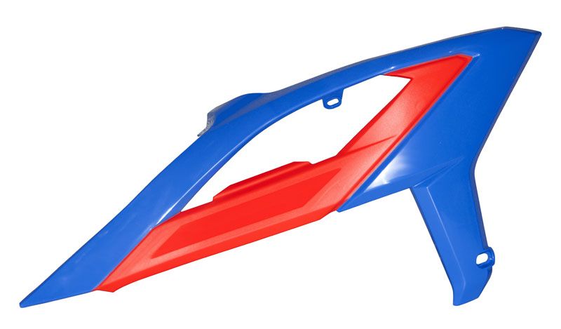 RADIATOR SCOOPS 2023-24 BETA BLUE/RED, RTECH R-CVBETBLRS23 image 1