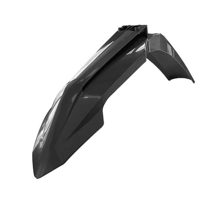 FRONT FENDER 2023-2025 SX/SX-F KTM BLACK, RTECH R-PAKTMNR9923 image 1