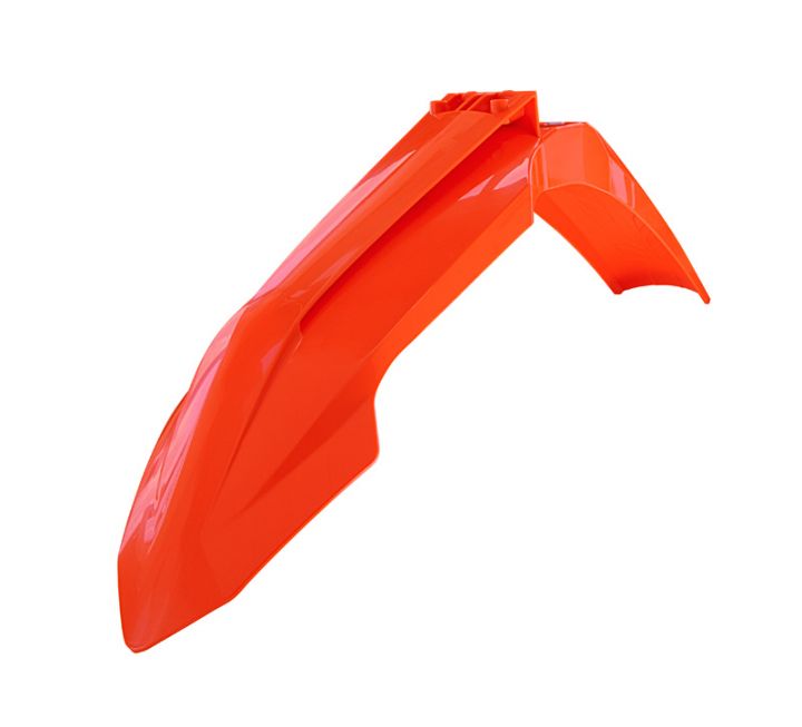 FRONT FENDER 2023-2025 SX/SX-F KTM NEON ORANGE, RTECH R-PAKTMAN9923 image 1