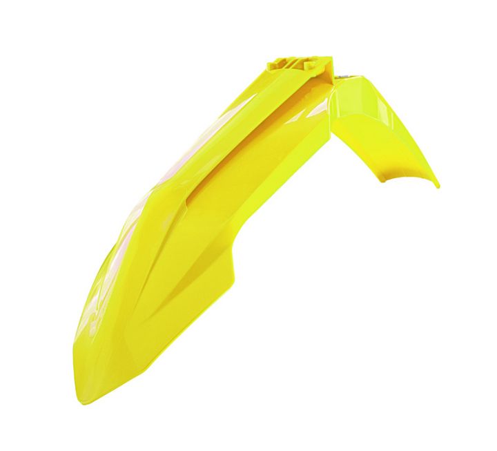 FRONT FENDER 2023-2025 SX/SX-F KTM NEON YELLOW, RTECH R-PAKTMGF9923 image 1