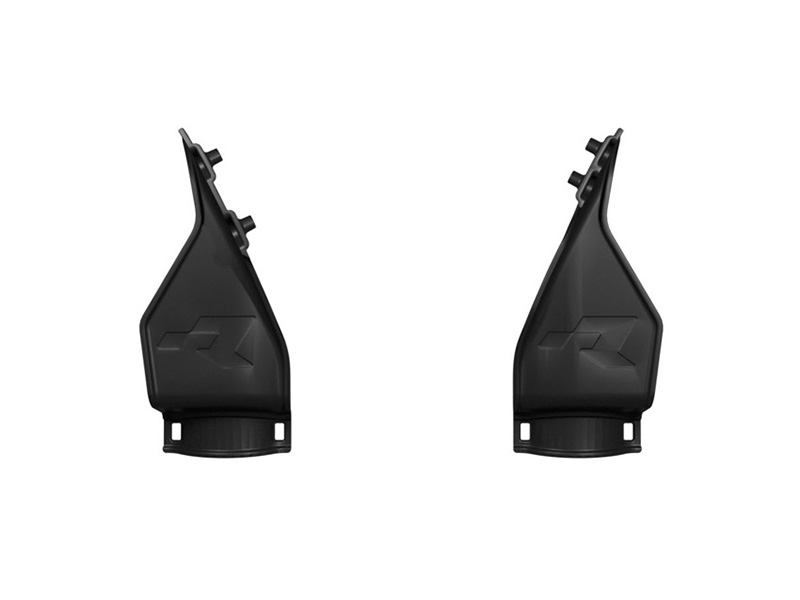 REP. TRIPLE CLAMP PROTECTORS 24-25 GAS GAS BLACK, FOR ENDURO HEADLIGHT, RTECH R-PRTPIANR0024 image 1