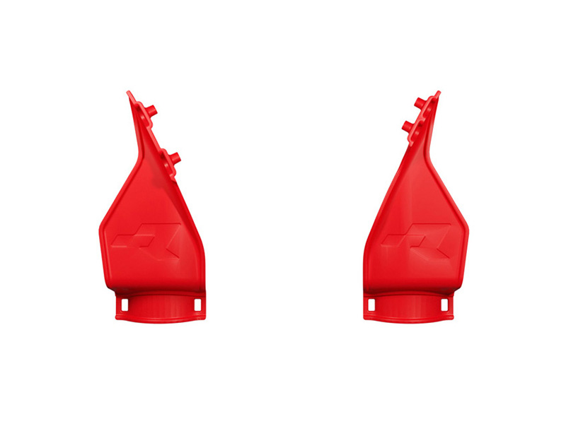 REP. TRIPLE CLAMP PROTECTORS 24-25 GAS GAS RED, FOR ENDURO HEADLIGHT, RTECH R-PRTPIARG0024 image 1