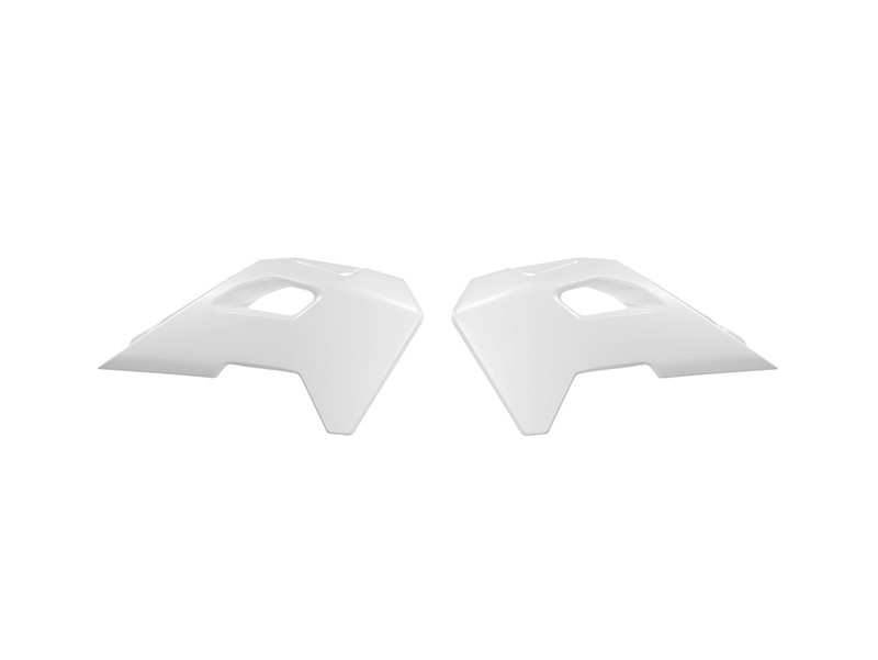 RADIATOR SCOOP 2024-2025 TC 50 HUSQVARNA, WHITE, RTECH R-CVHSQBN0050 image 1