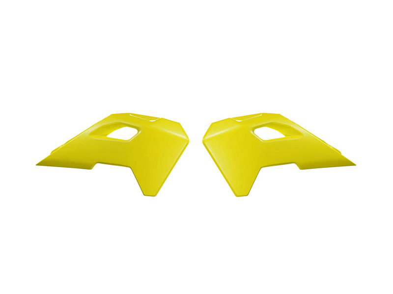 RADIATOR SCOOP 2024-2025 TC 50 HUSQVARNA, HSQ YELLOW, RTECH R-CVHSQGQ0050 image 1