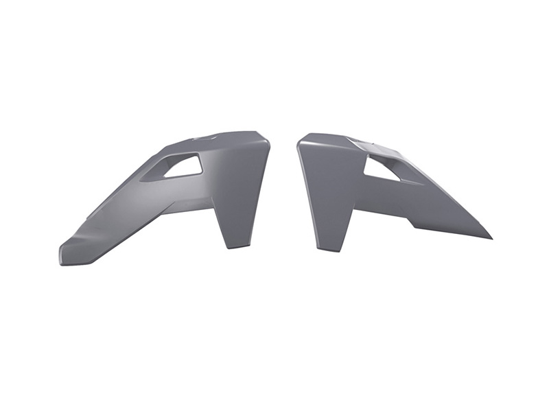 RADIATOR SCOOP 2025 TC/TX/FC/FX HUSQVARNA, QUANTUM GREY, RTECH R-CVHSQGR0025 image 1