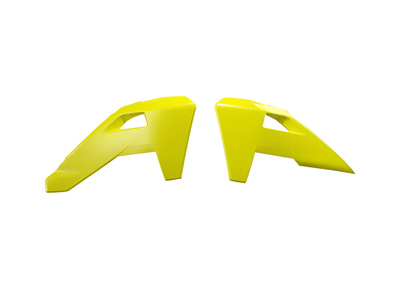 RADIATOR SCOOP 2025 TC/TX/FC/FX HUSQVARNA, HSQ YELLOW, RTECH R-CVHSQGQ0025 image 1
