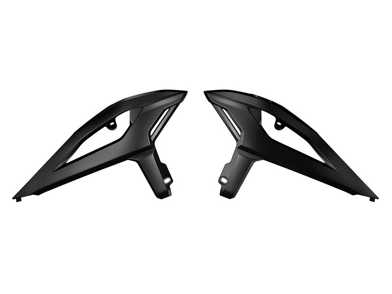 FACTORY RADIATOR SHROUD BETA RR 125>480 R-TECH R-CVBETNR0F25 BLACK image 1