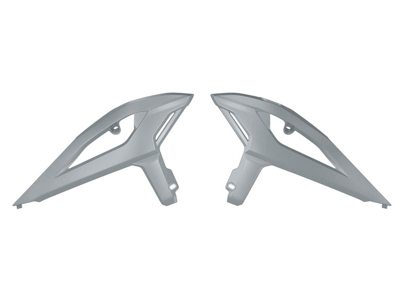 FACTORY RADIATOR SHROUD BETA RR 125>480 R-TECH R-CVBETGR0F25 QUNATUM GREY image 1