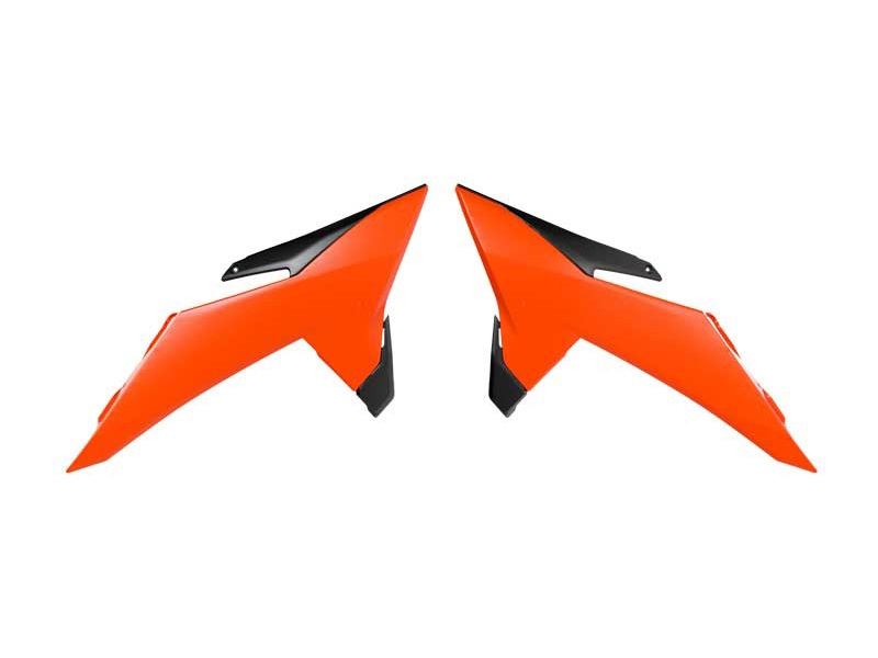 RADIATOR SHROUD KTM SX SXF 2025 R-TECH R-CVKTMANNR25 NEON ORANGE image 1