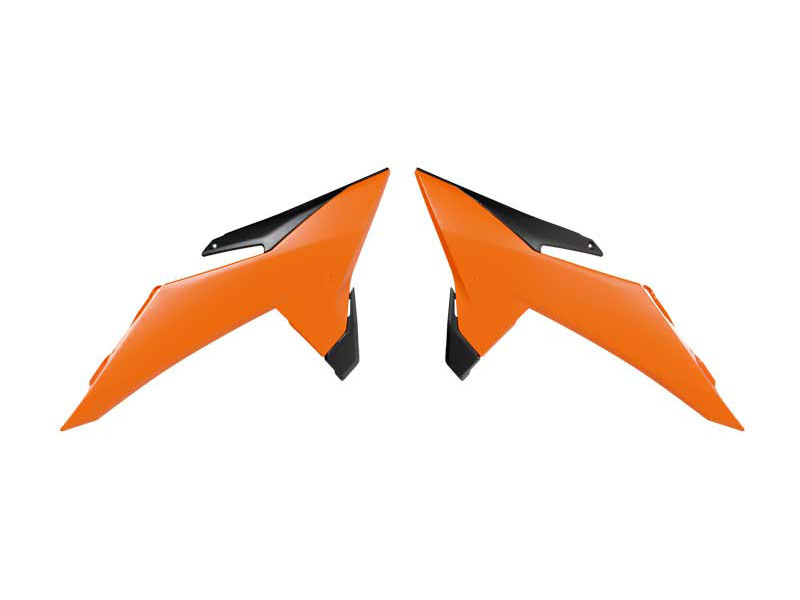 RADIATOR SHROUD KTM SX SXF 2025 R-TECH R-CVKTMARNR25 ORANGE image 1