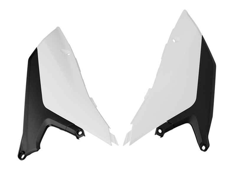 SIDE PANELS 2026 YZ450F YAMAHA WHITE/BLACK, R-TECH R-FIYZFBNNR26 image 1