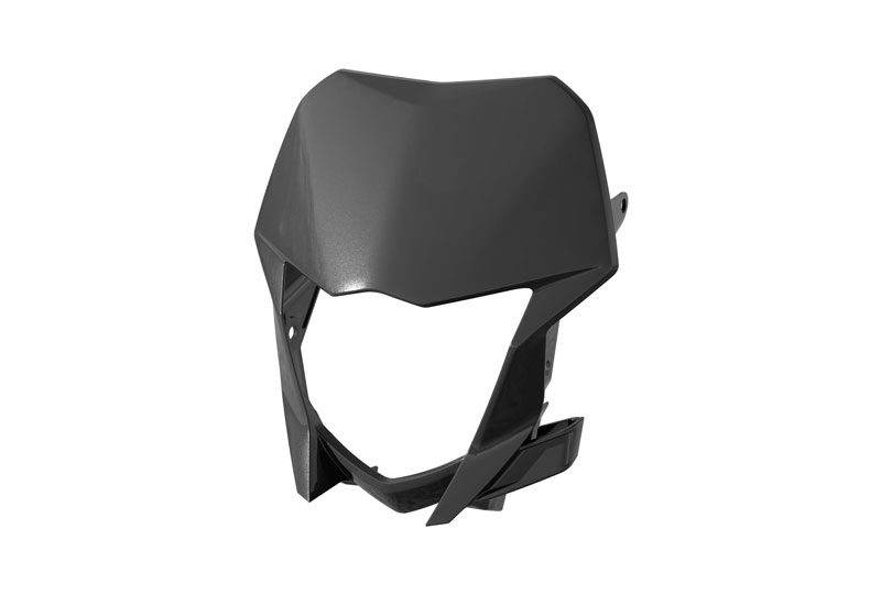 FRONT HEADLIGHT SURROUND YAMAHA WRF250/450 R-TECH R-MASKWRFNR19 BLACK image 1