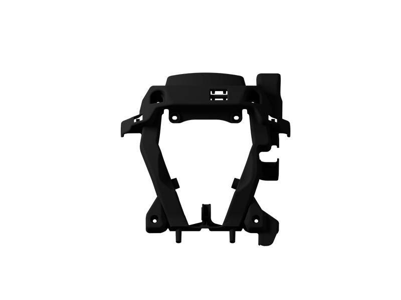 HEADLIGHT BRACKET TRIUMPH TF 25-26 BLACK, R-TECH R-MASKTRINR1B image 1