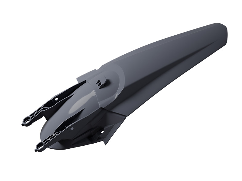 ENDURO REAR FENDER TRIUMPH TF 250-E / TF 450-E 2025-2026, R-TECH R-PPTRIGR0026 QUANTUM GREY image 1
