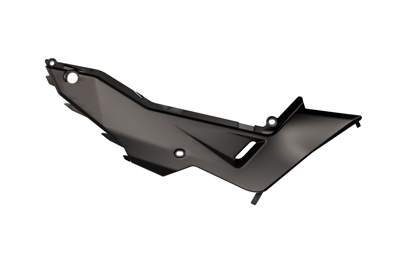 CENTER SIDE PANEL HONDA TRANSALP R-TECH BLACK R-FILCALPNR24 image 1