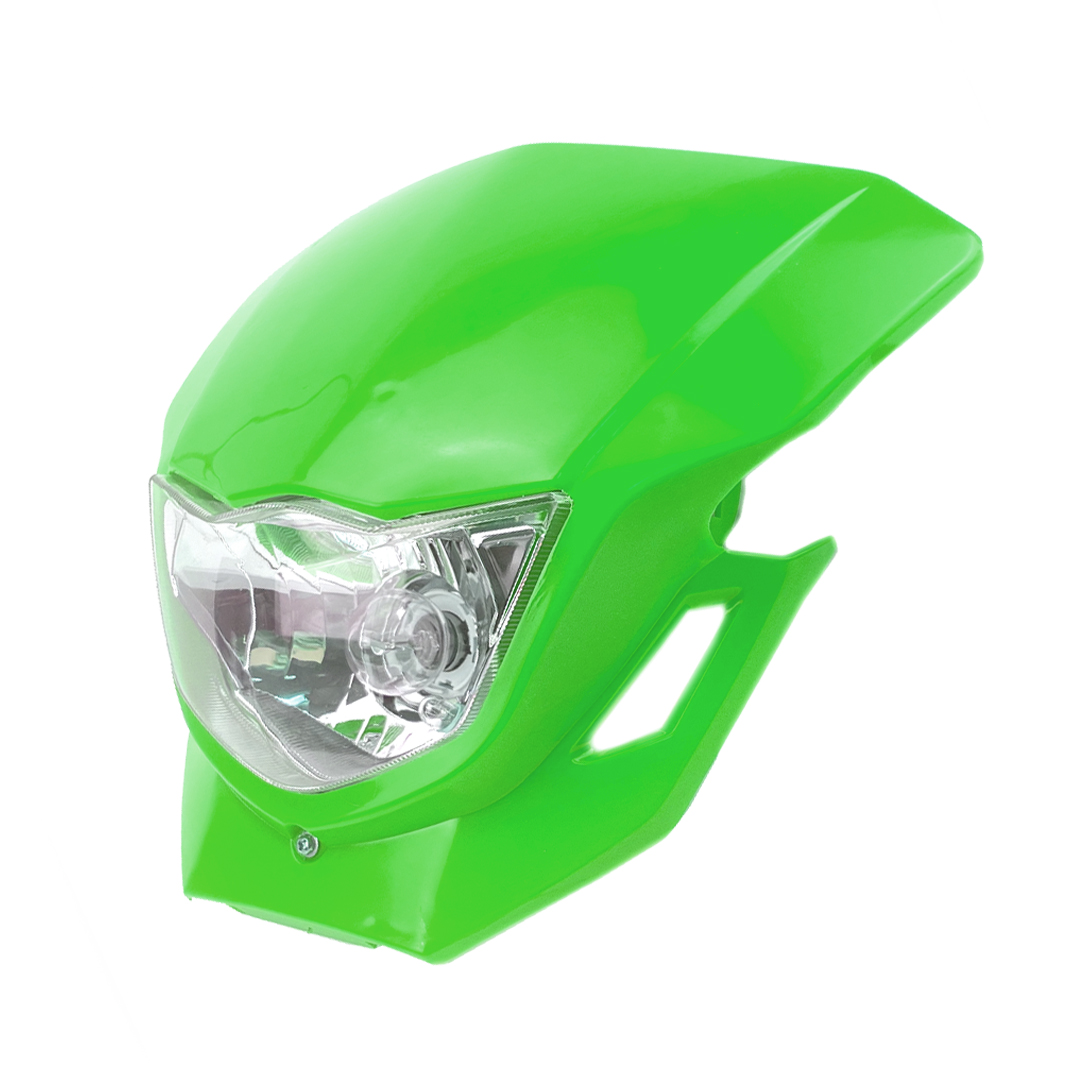 HEADLIGHT UNIVERSAL DIRT HX HL021 GREEN thumbnail 2