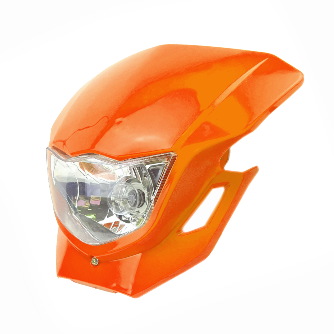 HEADLIGHT UNIVERSAL DIRT ORANGE thumbnail 2