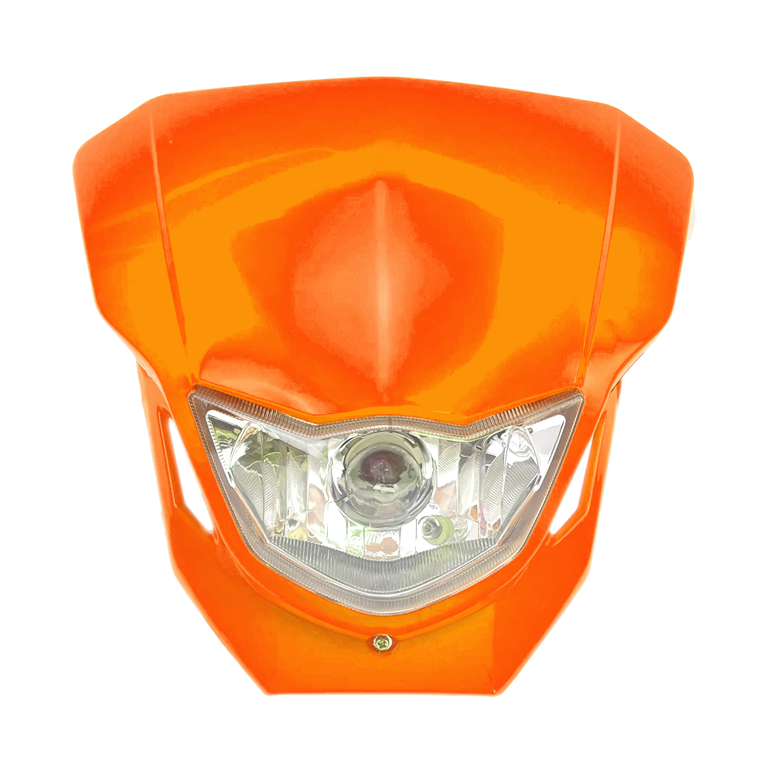 HEADLIGHT UNIVERSAL DIRT ORANGE image 1