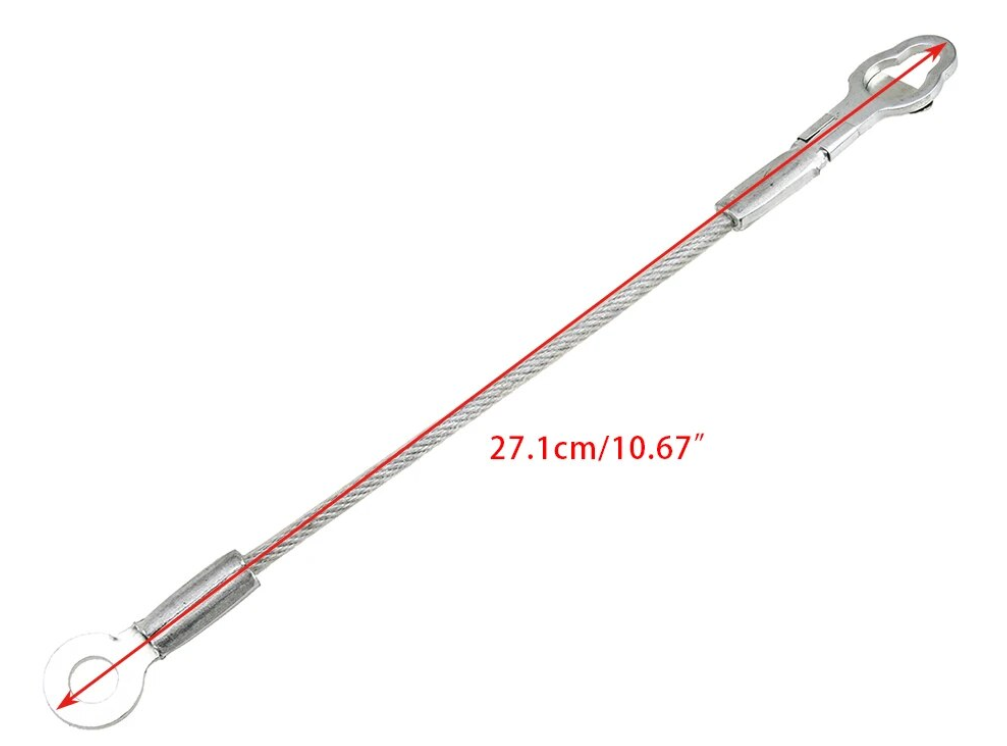TAILGATE CABLE WIRES 2PCS 2005-2017 POLARIS RANGER TM 500 700 800 900D 7081215 7081445 thumbnail 3