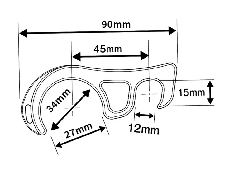 MOTORCYCLE BICYCLE SAFETY BRAKE PARKING LOCK LEVER HOOK thumbnail 2