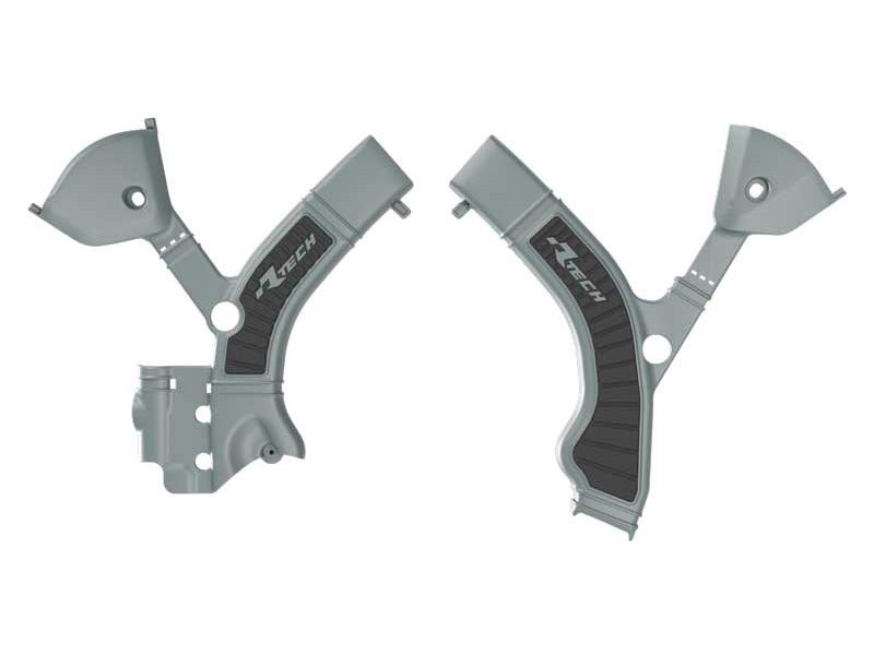 GRIPPY FRAME GUARD TRIUMPH TF 24-26 GREY/BLACK, R-TECH R-PRTTRIGRNR0 image 1