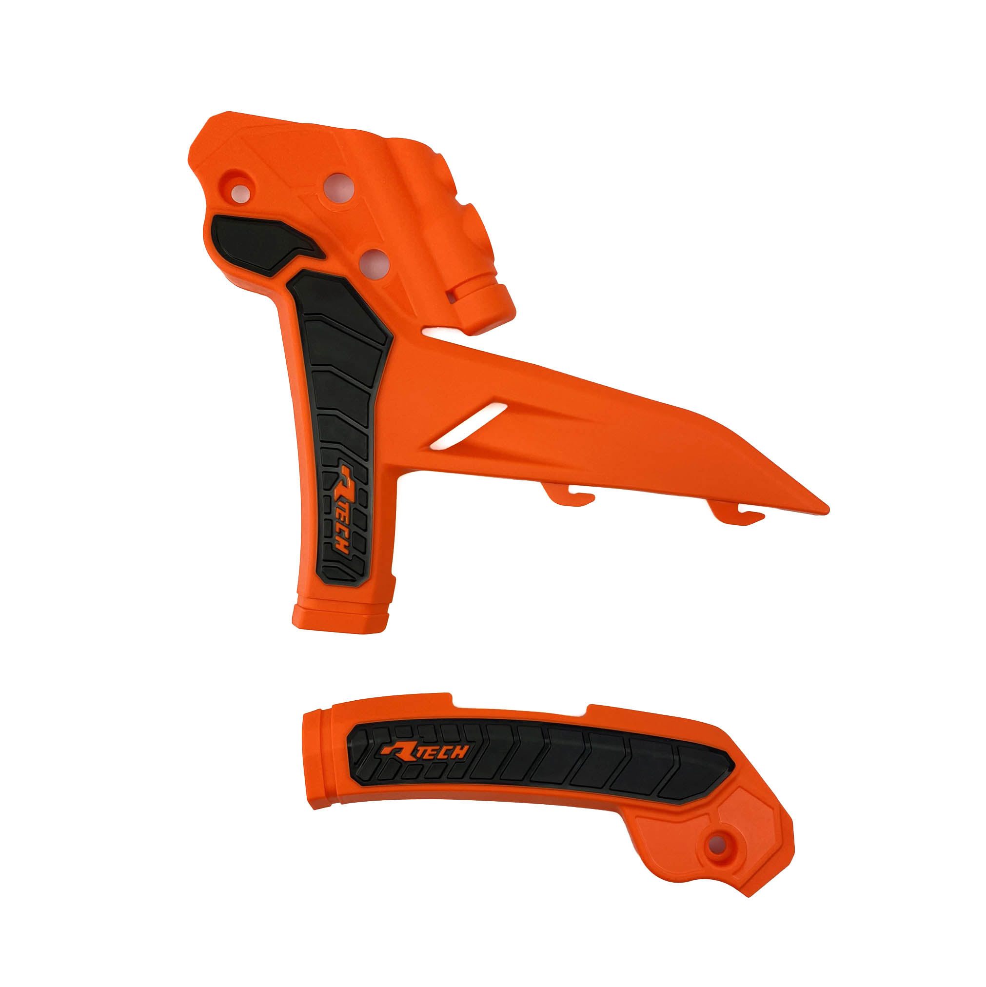 GRIPPY FRAME GUARD KTM 2023 SX/SX-F/XC-XCF ORANGE/BLACK, R-TECH R-PRTKTMARNR3