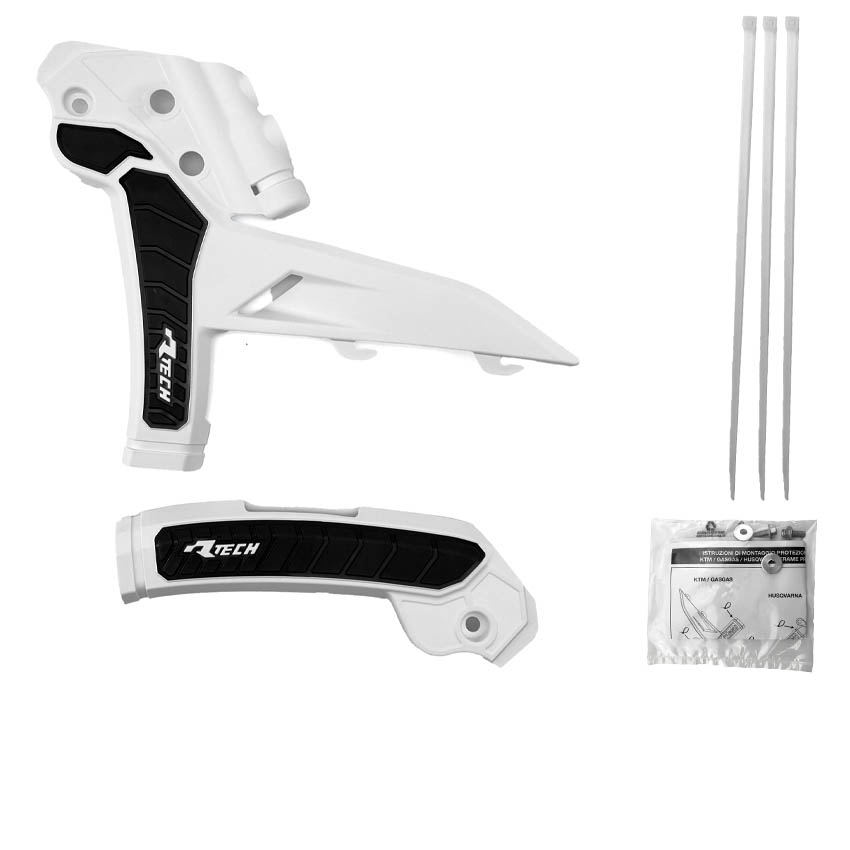 GRIPPY FRAME GUARD KTM 2023 SX/SX-F/XC-XCF WHITE/BLACK, R-TECH R-PRTKTMBNNR3 thumbnail 2